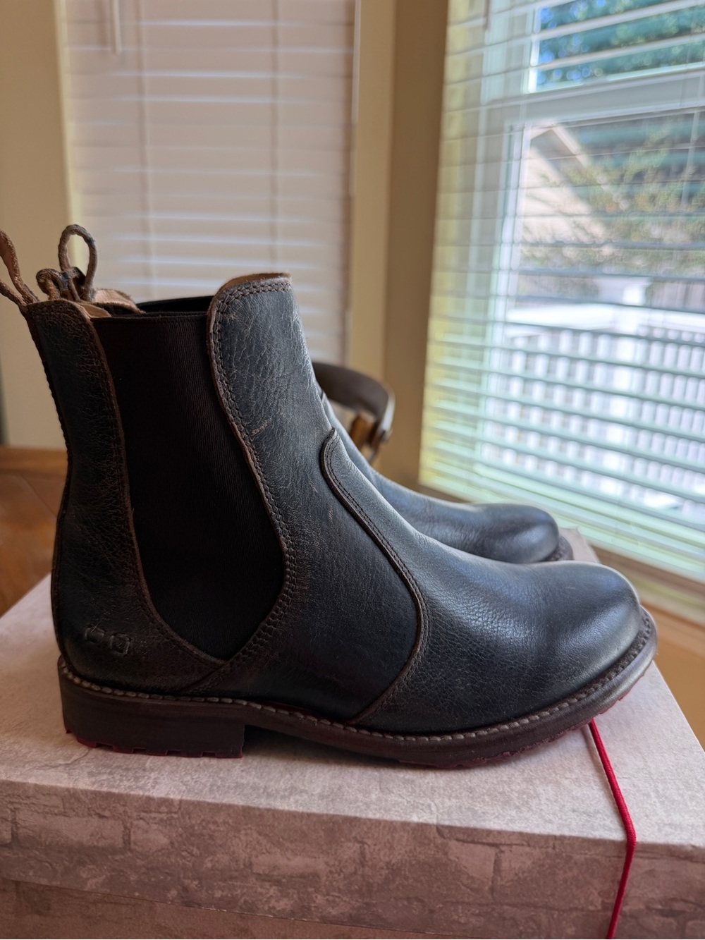 Bed Stu Nandi Chelsea Leather Ankle Boot - Black Lux - Women’s 7.5 M - Picture 7 of 13